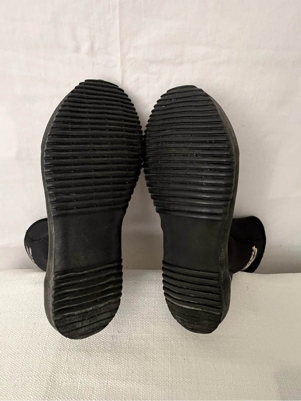 Tigullio Black Neoprene Dive Boots Size 37-38 Unisex Excellent(F288)